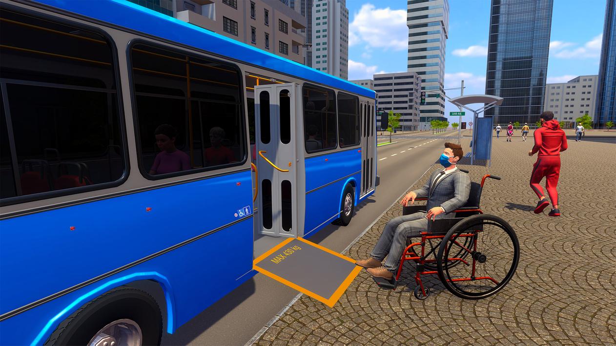 City Coach Driving: Bus Games screenshot 12