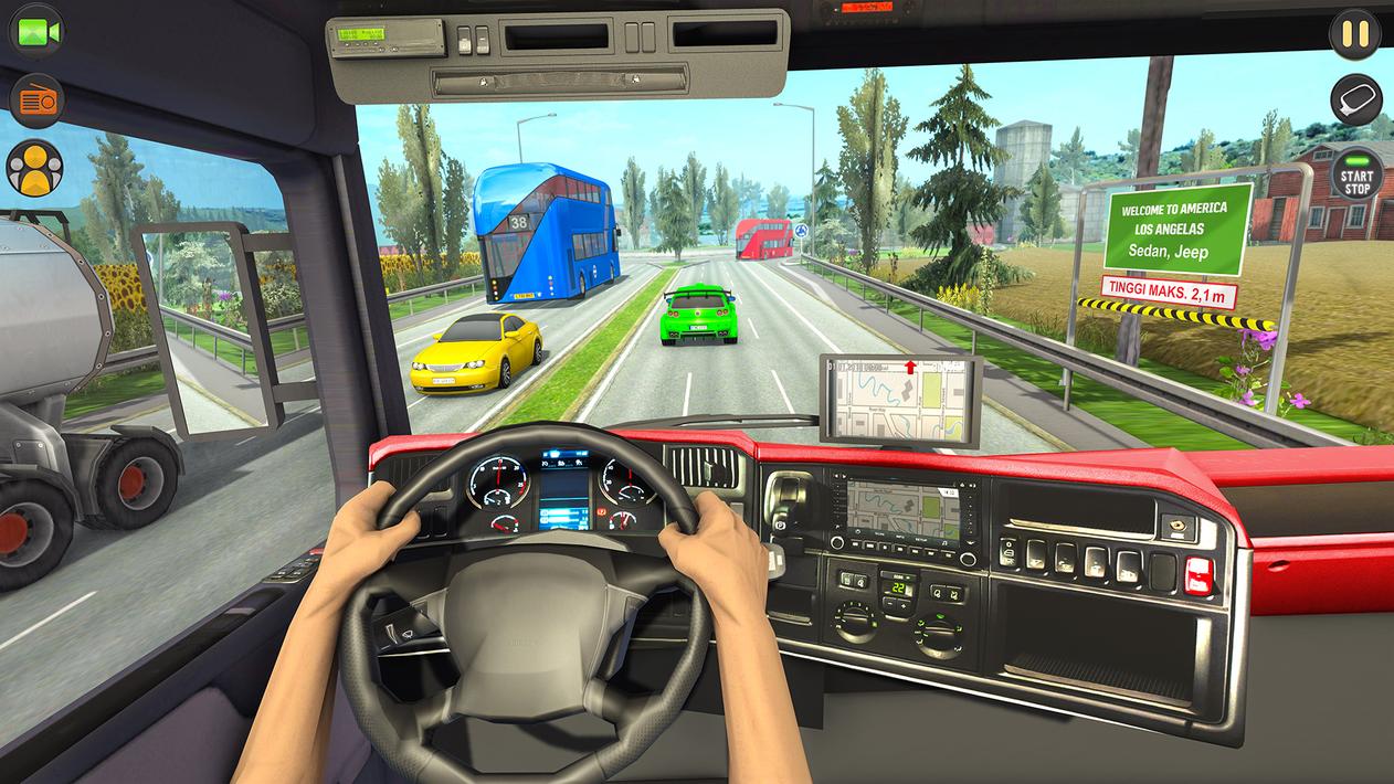 City Coach Driving: Bus Games screenshot 9