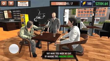 Coffee Shop Simulator Game 3D скриншот 3