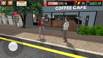 Coffee Shop Simulator Game 3D постер