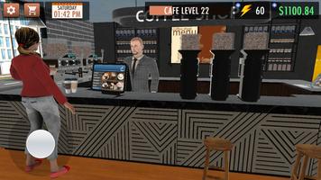 Coffee Shop Simulator Game 3D скриншот 1