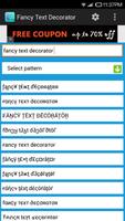 Fancy Text Decorator پوسٹر