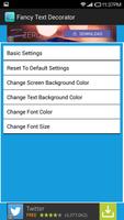 Fancy Text Decorator ภาพหน้าจอ 2