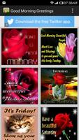Good Morning Weekly Greetings الملصق