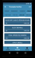 FAST NU KHI Timetable Notifier screenshot 1