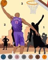 Color, Pixel, Basketball poster