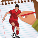 Dibujar jugadores de fútbol APK