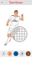 Pixel art Soccer players :Sandbox color by numbers اسکرین شاٹ 2