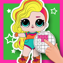DOLLS Surprise Pixel LOL Coloring By Numbers APK
