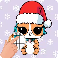 Pets Coloring by number pictures: Book art Game APK download