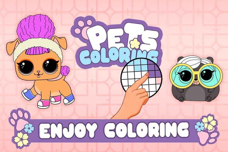 Pets Coloring Pixel Art By Number Lol Colors For Android Apk Download