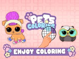 寵物著色 ( Coloring PETS ) : 數字像素藝術 - 哈哈 ( LOL ) 動物 截圖 3