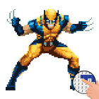 Pixel Color Puzzle Superheroes أيقونة