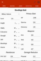 Character Planner for Bloodbor تصوير الشاشة 1