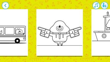 Hey Duggee Colouring poster