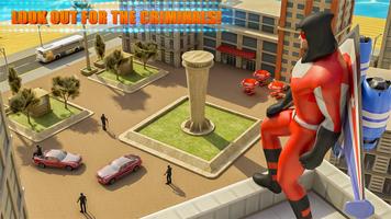 Volador Jetpack Crimen Ciudad Héroe Simulador captura de pantalla 1