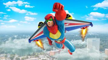 Flying Jetpack Crime City Hero Simulator ภาพหน้าจอ 3