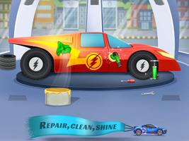 Superhero Car Wash Car Games captura de pantalla 1
