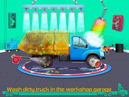兒童卡車遊戲：洗車和公路冒險 截圖 1