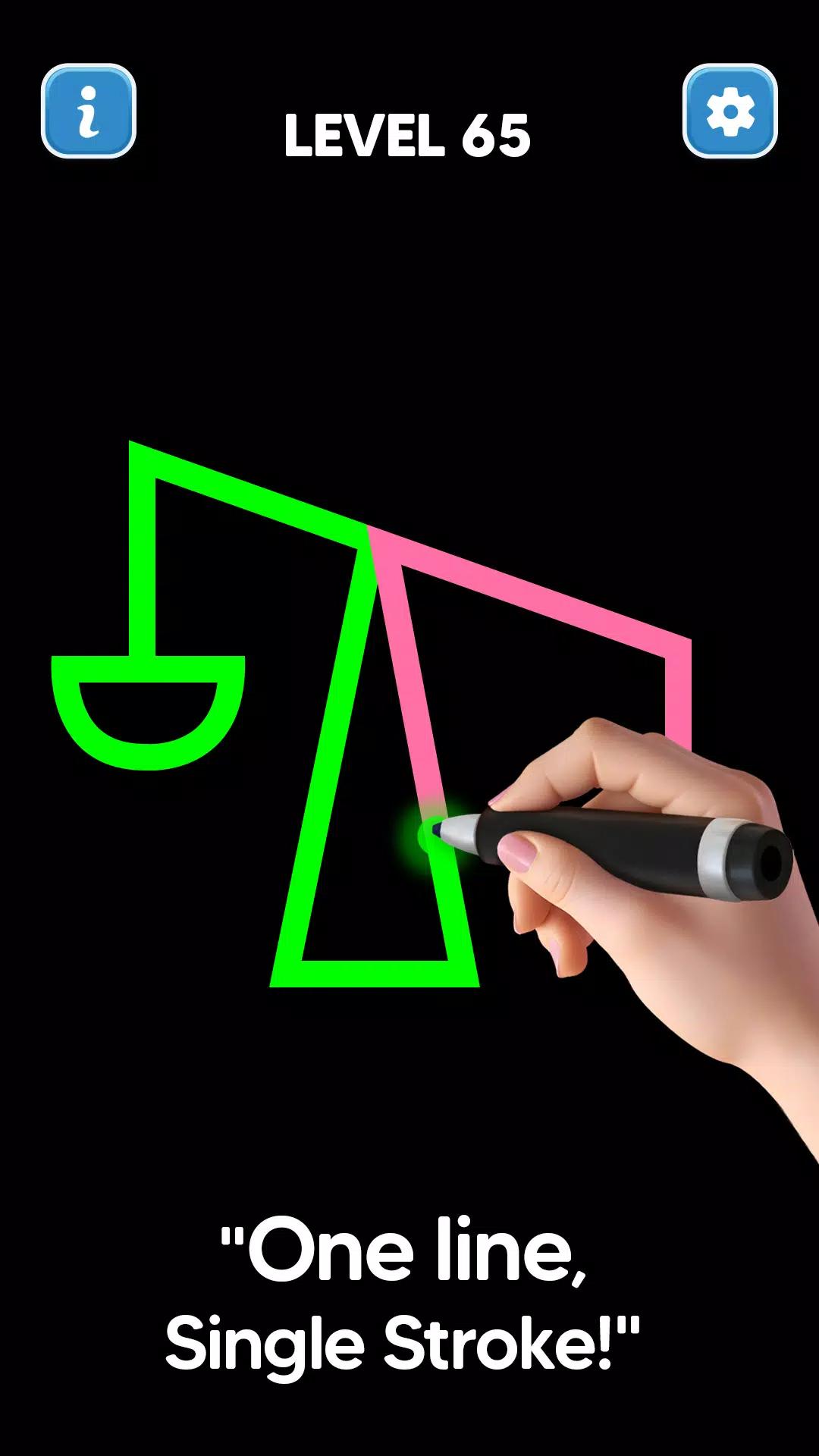 Line Drawing: No Lift Puzzle