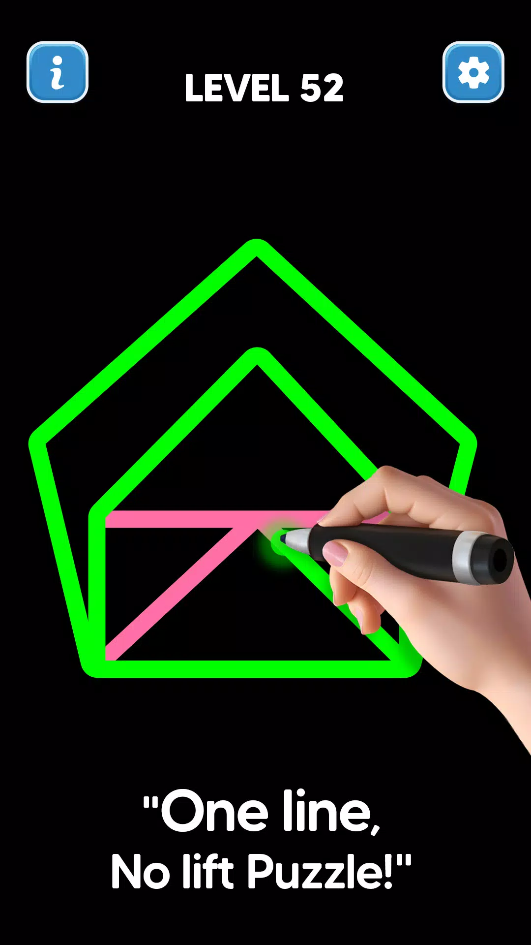 Line Drawing: No Lift Puzzle