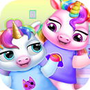 Unicorn Twin Baby Care APK