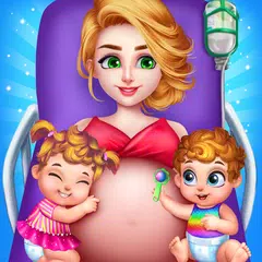 download pregnant mom baby twin care XAPK