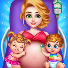 pregnant mom & baby twin care simgesi