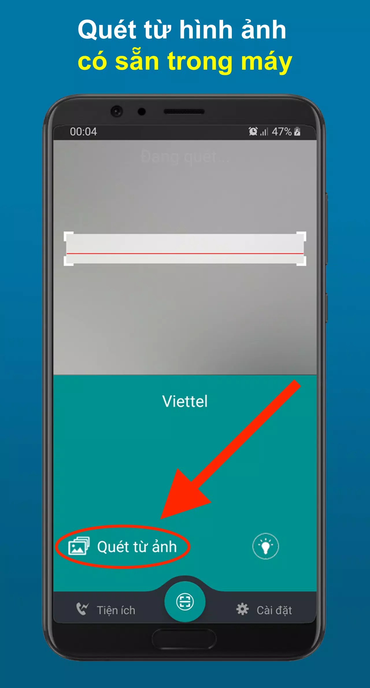 Quét Mã Thẻ Viettel - Nạp Thẻ Cho Android - Tải Về Apk