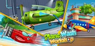 Kids Plane Wash Garage: Kids Plane Games