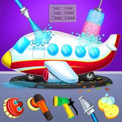 Kids Plane Wash Garage: Kids Plane Games Icon