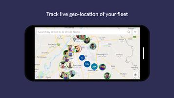 Delivery Fleet - Tracking app Affiche