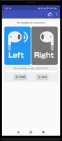 Headphone Left Right Mic Test Plakat