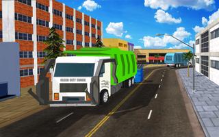 Trash Cleaner Truck Simulator imagem de tela 1