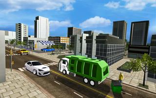 Trash Cleaner Truck Simulator Cartaz