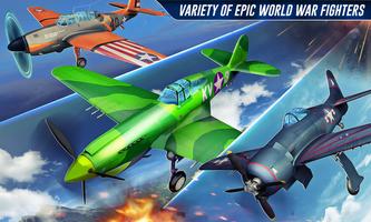 WW2 War Plane Dog Fight Air Combat: World War Game ảnh chụp màn hình 3