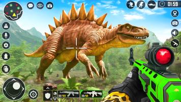 Dinosaur Hunter Shooting Games syot layar 1