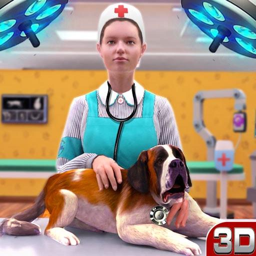 Hospital animales clínica mascota juegos de doctor