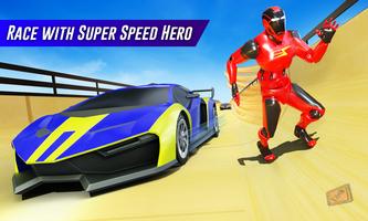 héros de vitesse méga rampe voiture jeux cascades capture d'écran 1