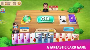 Gin Rummy Stars - Card Game 포스터