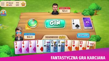 Gin Rummy Stars: gra karciana plakat