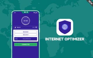 Internet Optimizer & Ping Fast الملصق