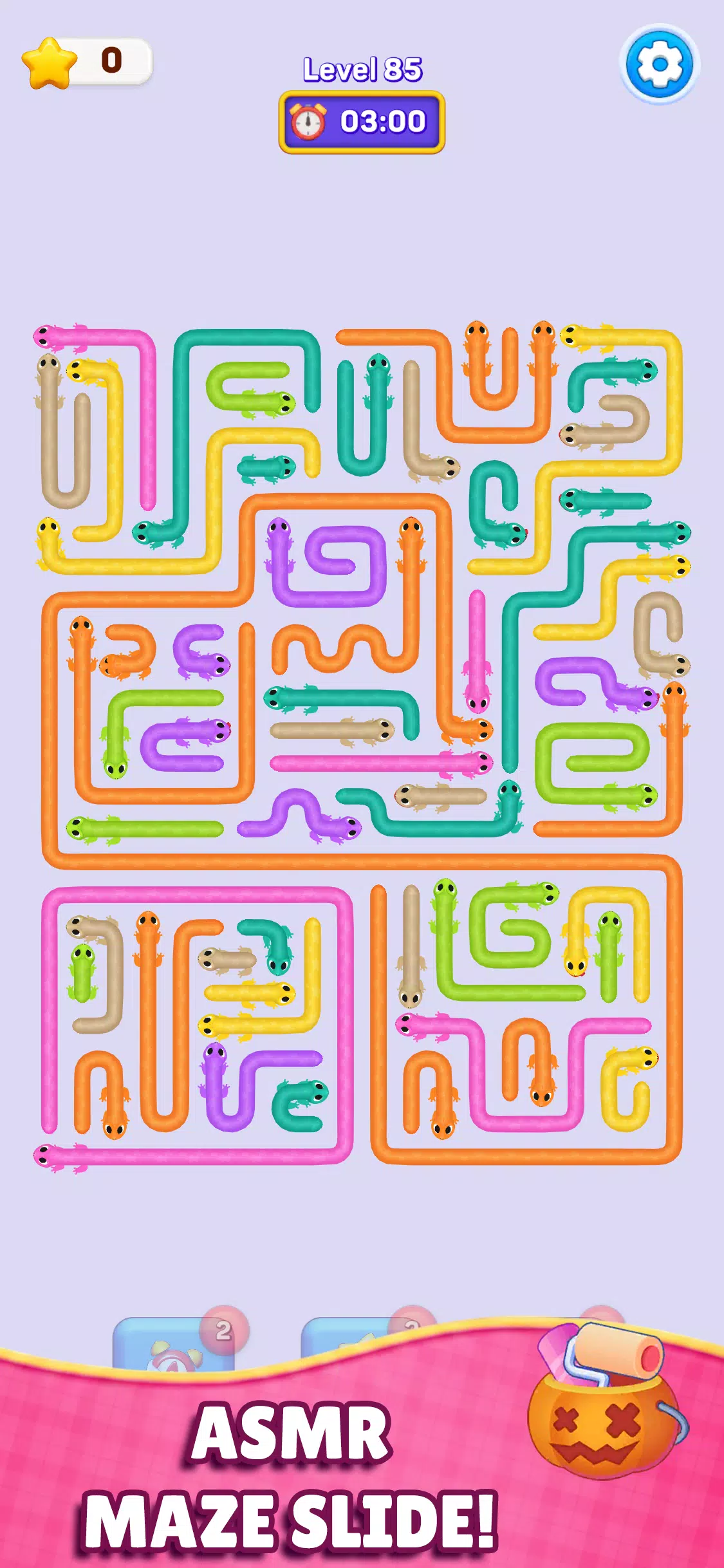 Gecko Escape: Puzzle Game