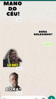 Memes Phrases Stickers Brazil - WAStickerApps الملصق