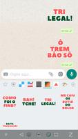 Stickers Frases Brasil WAStickerApps Ekran Görüntüsü 1