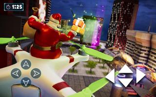 پوستر Santa Claus Drone Robot Driving : Christmas Game