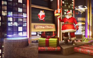 Santa Claus Drone Robot Driving : Christmas Game 스크린샷 1