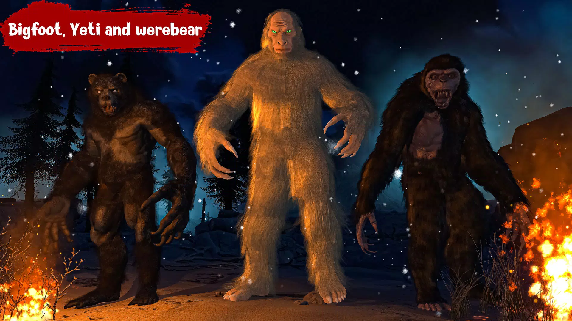 Bigfoot - Yeti Monster Hunter Game for Android - Download