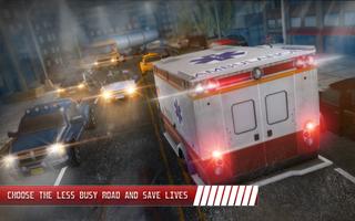 City Ambulance Driving 911 Emergency Rescue Game Screenshot 1