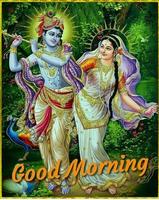 Radha krishna good morning gre poster